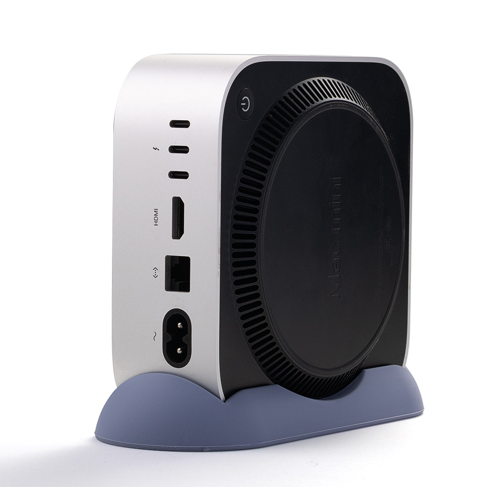 Vertical Laptop Stand - ขาตั้งซิลิโคนแนวตั้งสำหรับแมคมินิ M4/เอ็ม 4 โปร 2024 ที่วางระบายความร้อนแท่นยึดโต๊ะออแกไนเซอร์อุปกรณ์เสริม