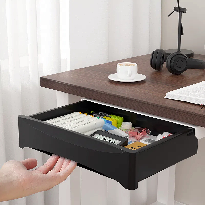 Desk Setup Small - ตู้เก็บของใต้โต๊ะขนาดเล็กพร้อมฐานเคลื่อนที่ ลิ้นชักซ่อน และการจัดการสายเคเบิลเพื่อการตั้งค่าพื้นที่ทํางานอย่างมีประสิทธิภาพ