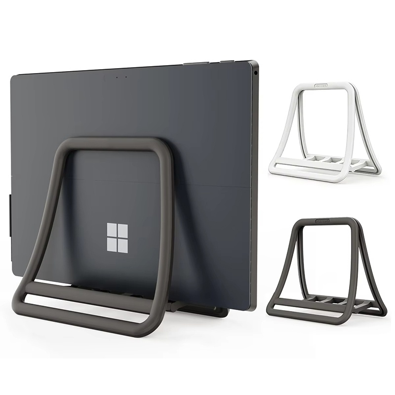 Vertical Laptop Stand - ขาตั้งแล็ปท็อปแนวตั้งอเนกประสงค์ ที่วางแล็ปท็อปแบบตั้งโต๊ะ ขาตั้งแท็บเล็ตแบบพับได้ สำหรับ Macbook Air