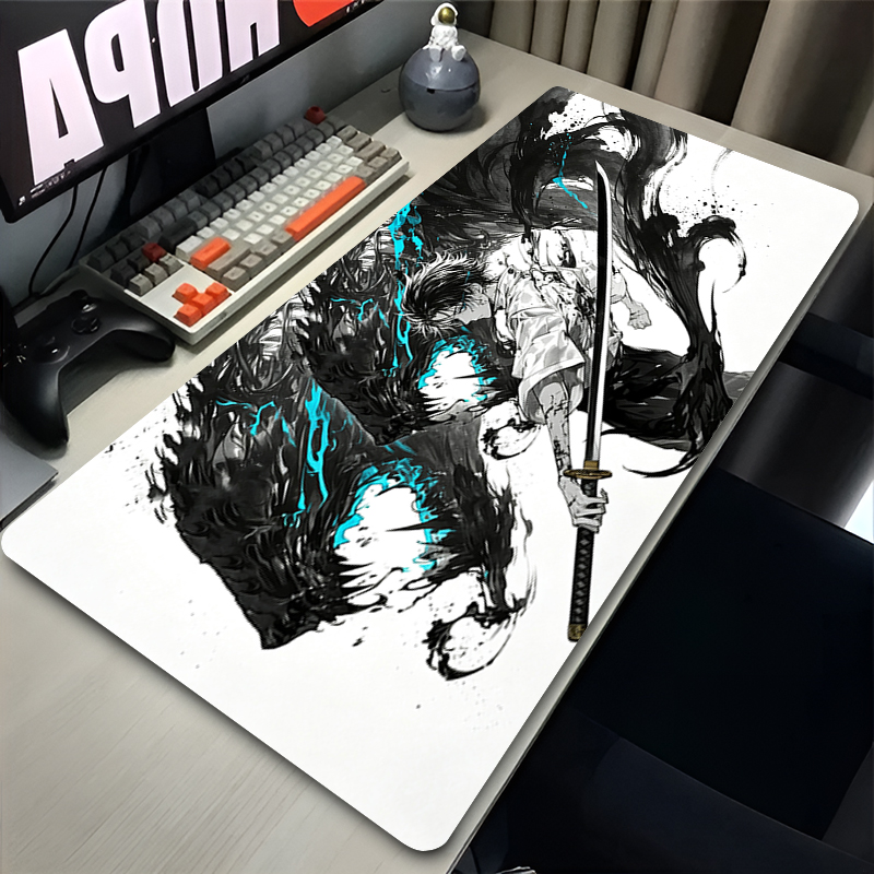 Desk Setup Accessories - แผ่นรองเมาส์ อุปกรณ์เสริมสำหรับเกมเมอร์สุดเท่ แผ่นรองคีย์บอร์ด Varmilo แผ่นรองโต๊ะคอมพิวเตอร์ J-jujutsu