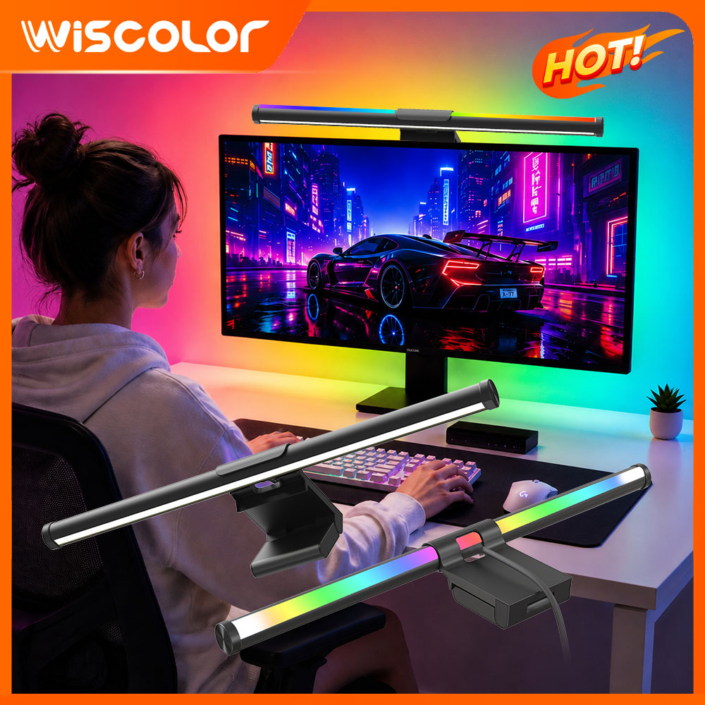 Setup Desk Monitor - ไฟบาร์สำหรับหน้าจอคอมพิวเตอร์ ไฟตกแต่ง RGB ควบคุมผ่านแอปพลิเคชัน ไฟ LED