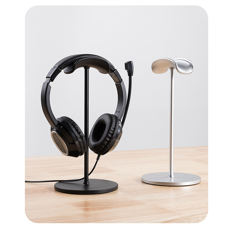Headphone Hook Under - โลหะหัวขาตั้งหูฟังลื่นที่ถอดออกได้ชุดหูฟังผู้ถือขาตั้งหูฟังสําหรับเล่นเกมสําหรับ Airpods Max Beats Bose