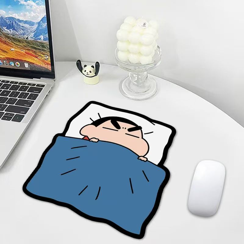 แผ่นรองเมาส์ลายการ์ตูน Crayon  - Desk Setup Cozy บทวิจารณ์และราคา