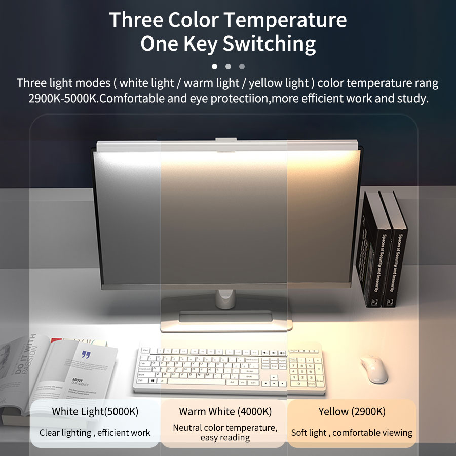 50 ซม.จอคอมพิวเตอร์ Light Bar  - Desk Setup Lamp บทวิจารณ์และราคา