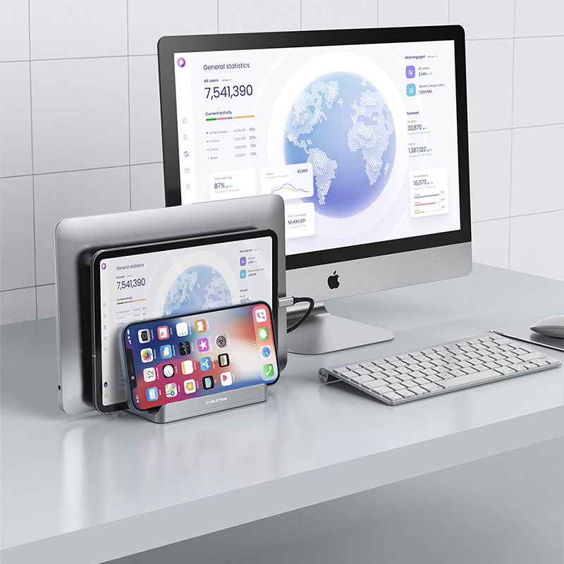 CABLETIME ขาตั้งแล็ปท็อปแนวตั้ - Vertical Laptop Stand บทวิจารณ์และราคา