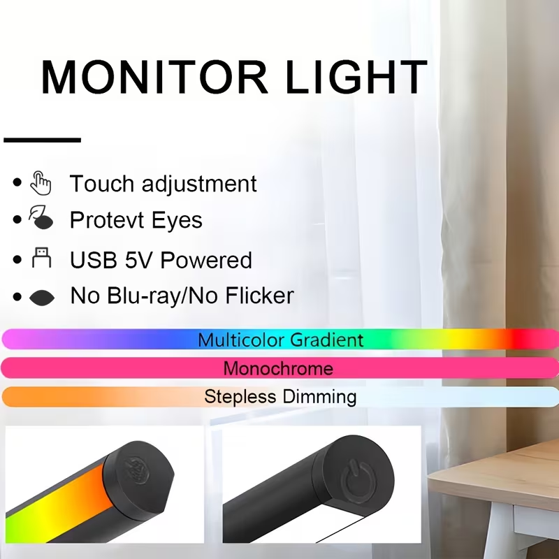ไฟ LED สำหรับจอคอมพิวเตอร์ ขนา - Setup Desk Monitor บทวิจารณ์และราคา