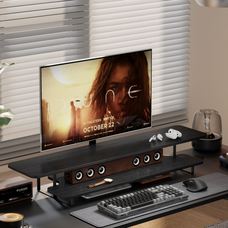 ขาตั้งจอคอมพิวเตอร์แบบยกสูง วั - Desk Setup With Laptop And Monitor บทวิจารณ์และราคา