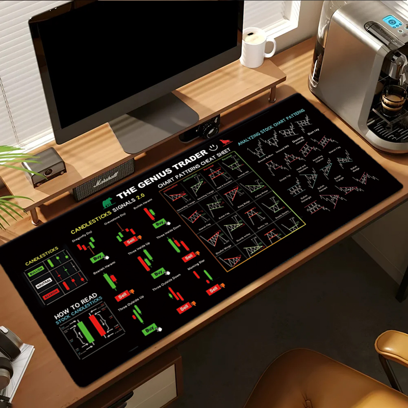 แผ่นรองเมาส์หนังลายเทียนหอมขนา - Desk Setup Cozy บทวิจารณ์และราคา