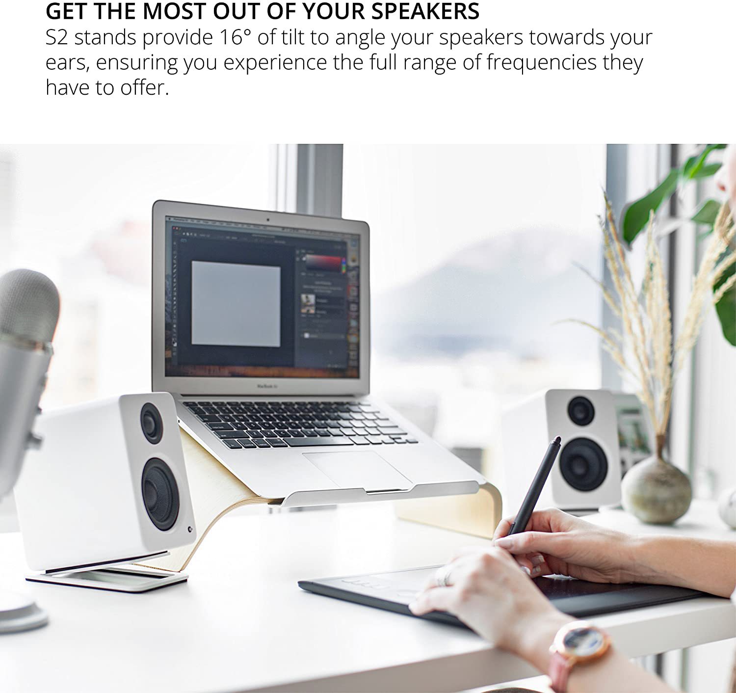 2pcs เดสก์ท็อปลําโพงสําหรับ Me - Desk Setup With Speakers บทวิจารณ์และราคา
