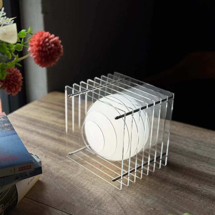 DIY อะคริลิคพันชั้นโคมไฟโคมไฟด - Desk Setup Lamp บทวิจารณ์และราคา