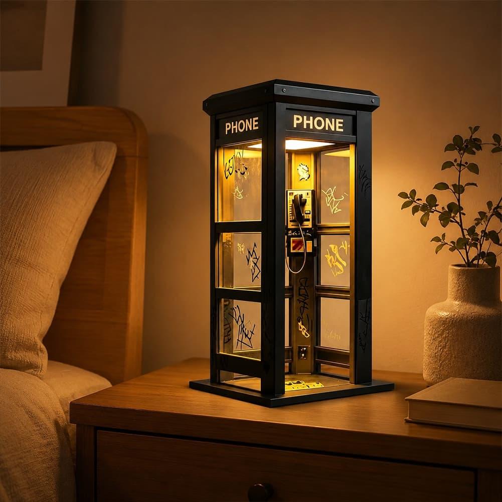 โคมไฟตั้งโต๊ะรูปตู้โทรศัพท์กรา - Desk Setup Lamp บทวิจารณ์และราคา