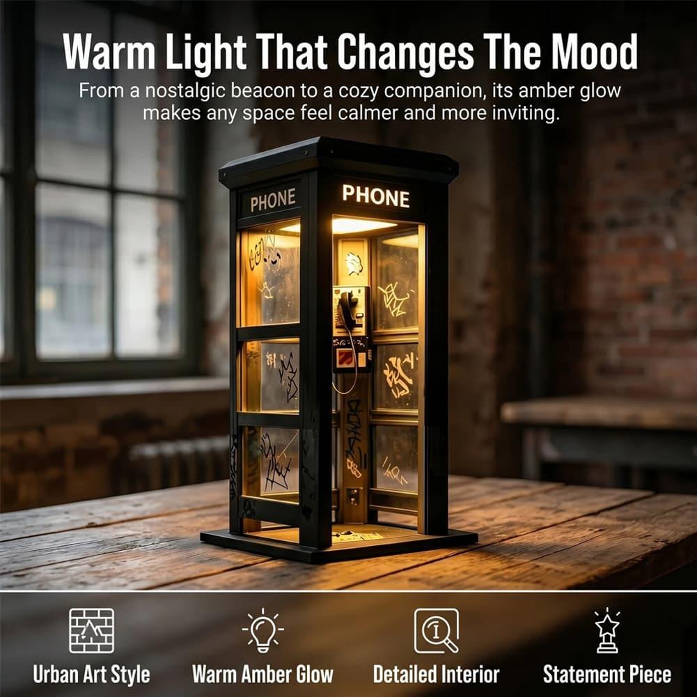 โคมไฟตั้งโต๊ะรูปตู้โทรศัพท์กรา - Desk Setup Lamp บทวิจารณ์และราคา