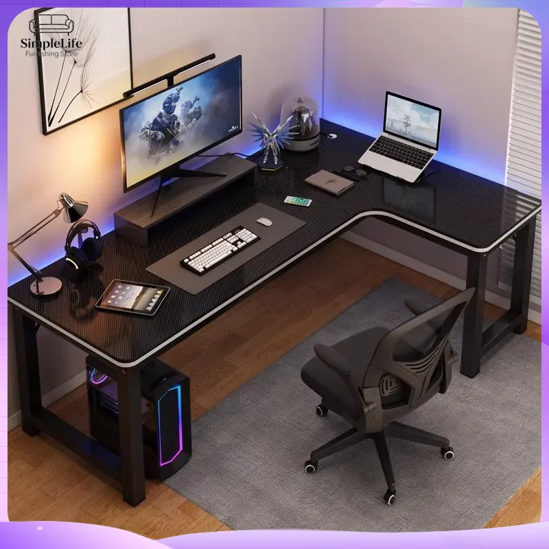 โต๊ะเกมมิ่ง โต๊ะคอมพิวเตอร์สำห - Desk Setup With Laptop And Monitor บทวิจารณ์และราคา