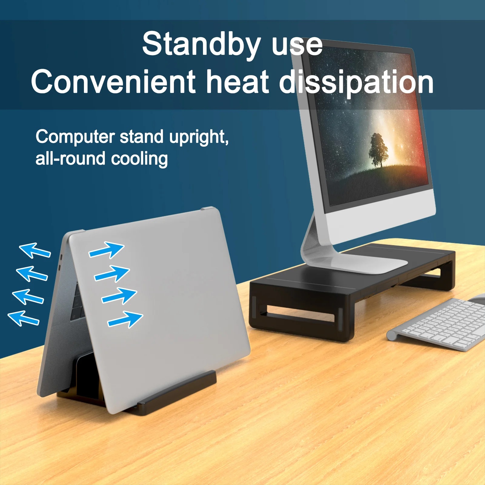 ขาตั้งแล็ปท็อป, ชั้นวางแนวตั้ง - Vertical Laptop Stand บทวิจารณ์และราคา
