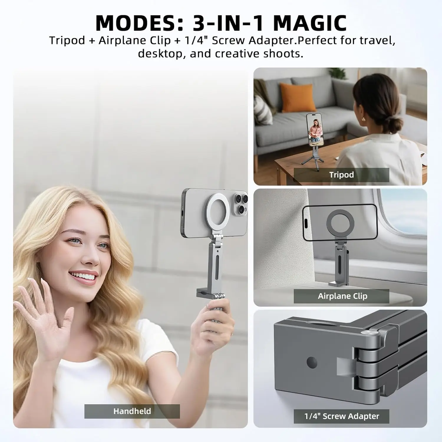 ที่วางโทรศัพท์แม่เหล็กสำหรับเซ - Desk Setup Essentials บทวิจารณ์และราคา