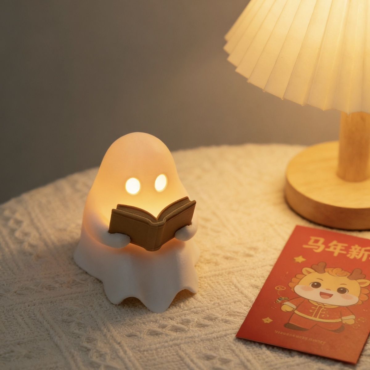 โคมไฟกลางคืนรูปผีน่ารักสำหรับอ - Desk Setup Lamp บทวิจารณ์และราคา
