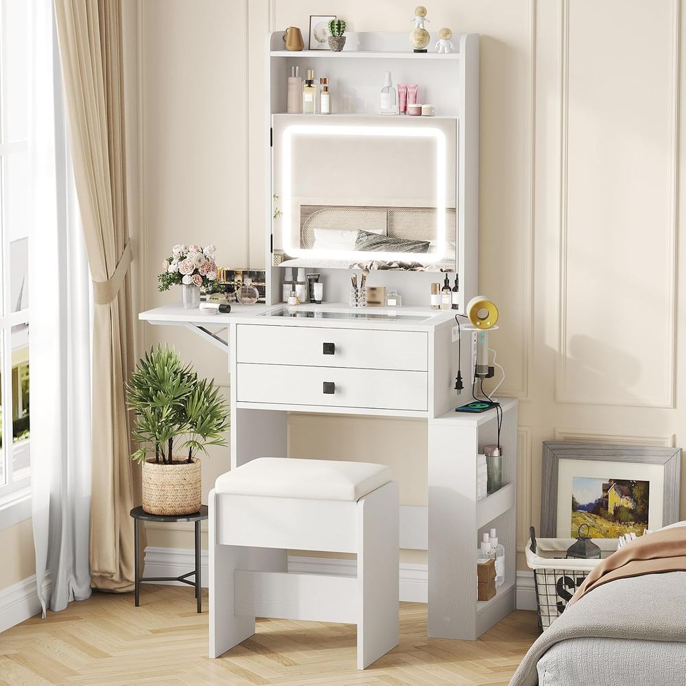 โต๊ะเครื่องแป้งขนาดเล็ก Vabche - Desk Setup Small บทวิจารณ์และราคา