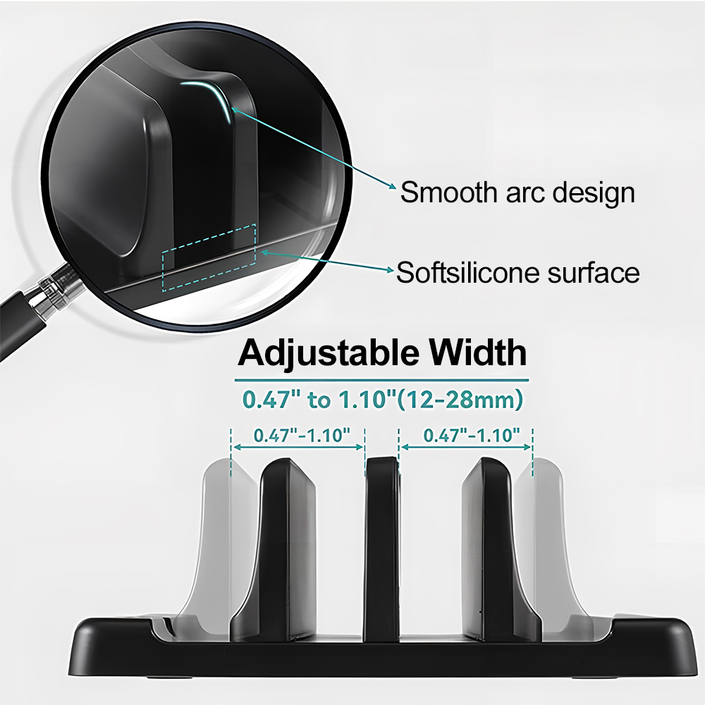 ขาตั้งแล็ปท็อปแบบตั้งโต๊ะ ABS  - Vertical Laptop Stand บทวิจารณ์และราคา