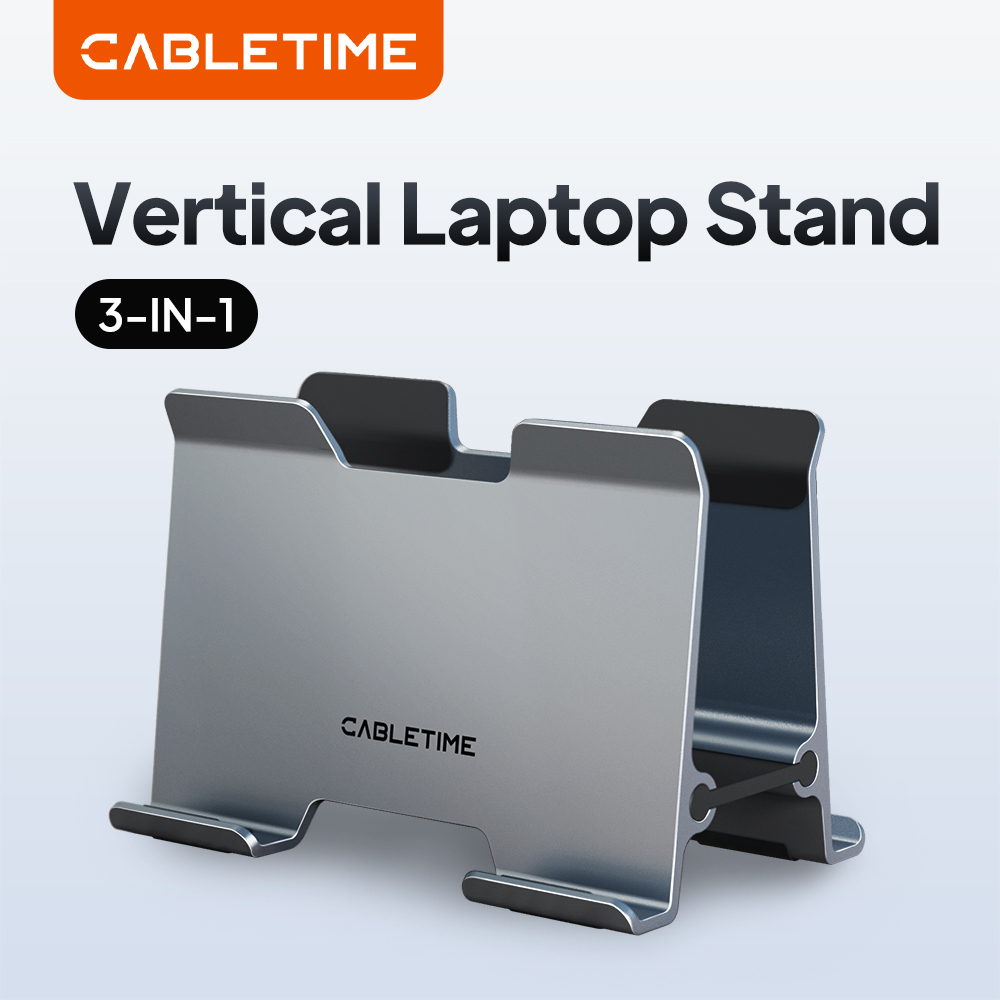 CABLETIME ขาตั้งแล็ปท็อปแนวตั้ - Vertical Laptop Stand บทวิจารณ์และราคา