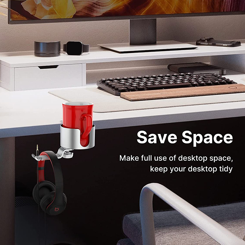 ที่แขวนหูฟังและที่วางแก้วบนโต๊ - Desk Setup Headphones บทวิจารณ์และราคา