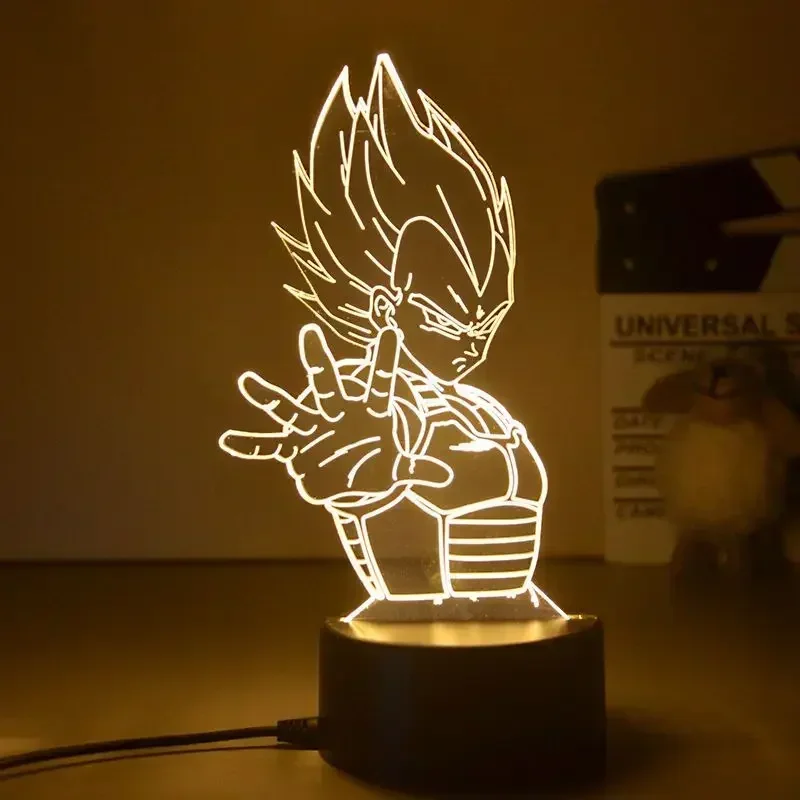 Dragon Ball Z Super Saiyan Veg - Desk Setup Lamp บทวิจารณ์และราคา