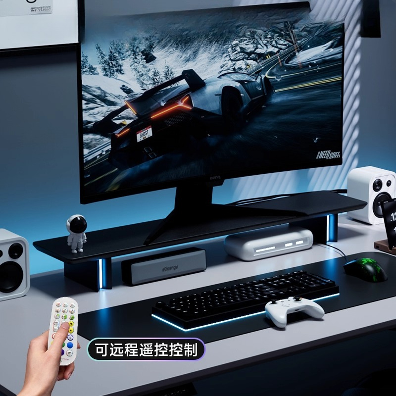 ขาตั้งจอ RGB ปรับระดับได้ตามหล - Desk Setup With Laptop And Monitor บทวิจารณ์และราคา