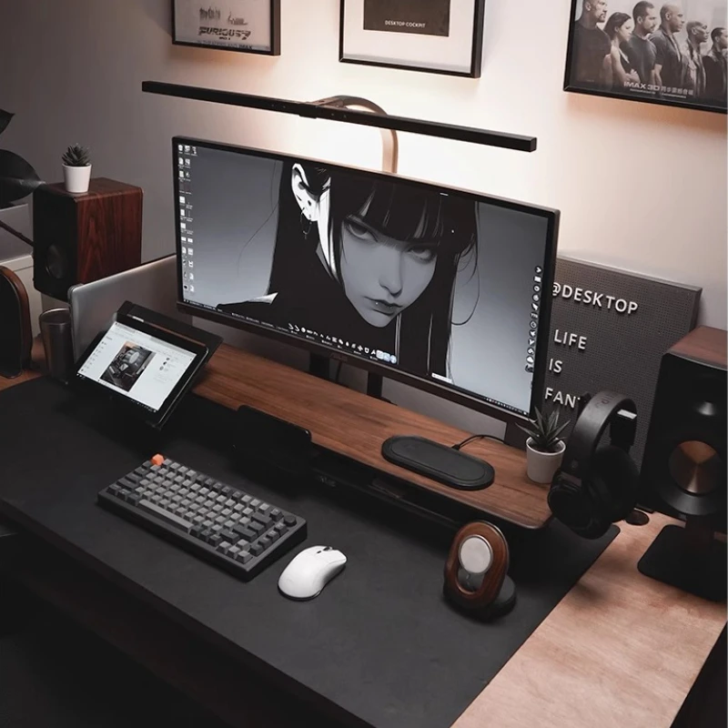 ขาตั้งจอภาพแบบโมดูลาร์ไม้วอลนั - Desk Setup With Laptop And Monitor บทวิจารณ์และราคา