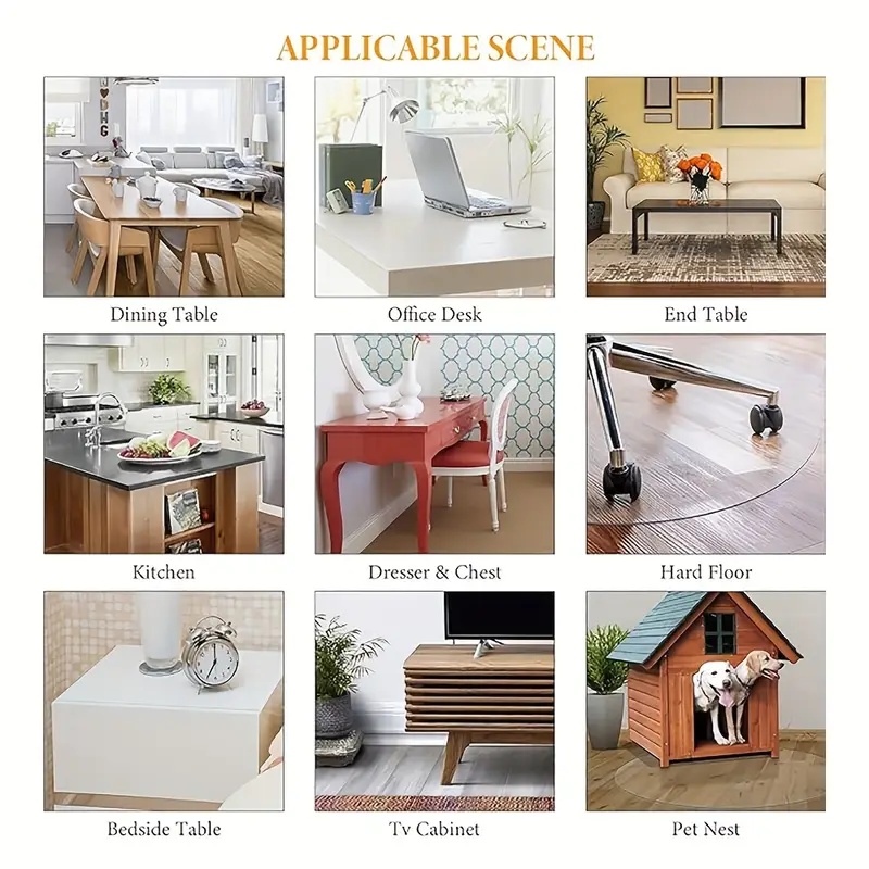 แผ่นรองโต๊ะ PVC ทรงกลมขนาด 150 - Desk Setup Cozy บทวิจารณ์และราคา