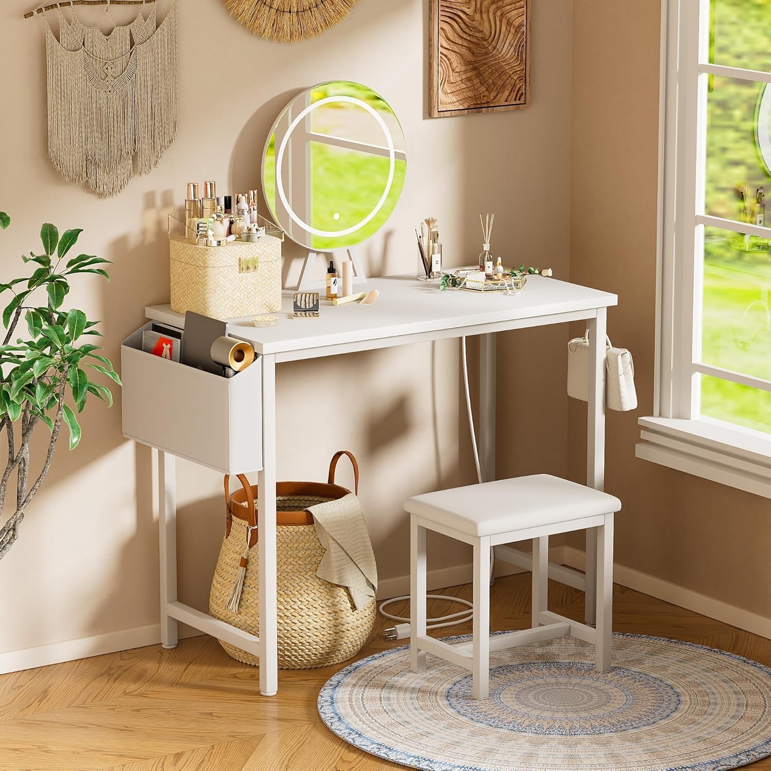 ชุดโต๊ะเครื่องแป้งแต่งหน้าทันส - Desk Setup Small บทวิจารณ์และราคา