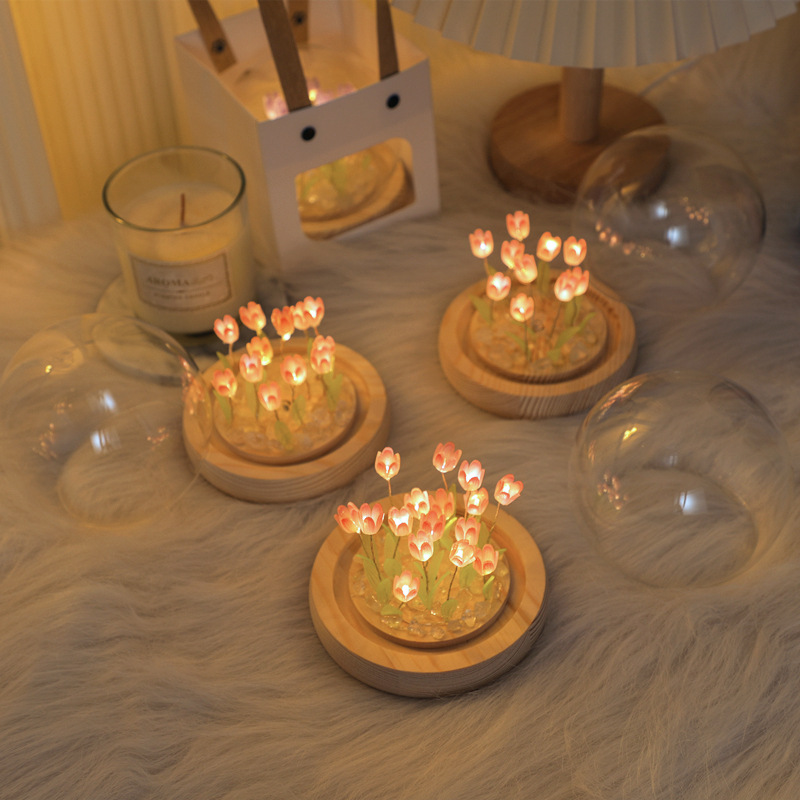 ถุงทิวลิปทำด้วยมือแบบ DIY ทำมื - Desk Setup Lamp บทวิจารณ์และราคา