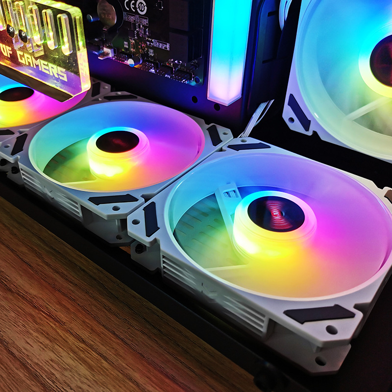 พัดลมเคส ARGB ขนาด 120 มม. 5V  - Desk Setup Lamp บทวิจารณ์และราคา