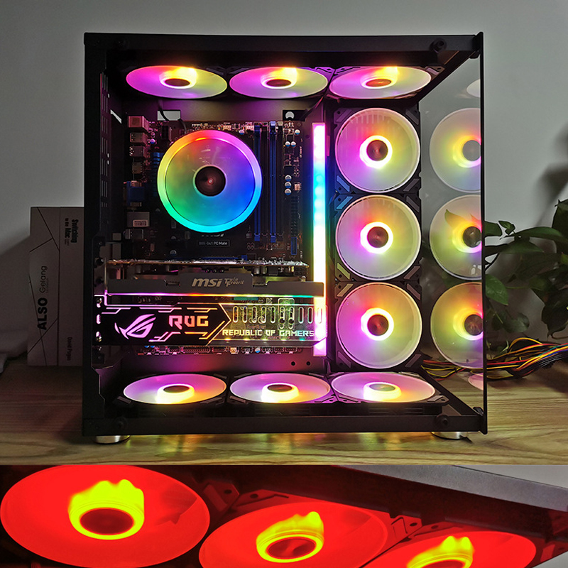พัดลมเคส ARGB ขนาด 120 มม. 5V  - Desk Setup Lamp บทวิจารณ์และราคา
