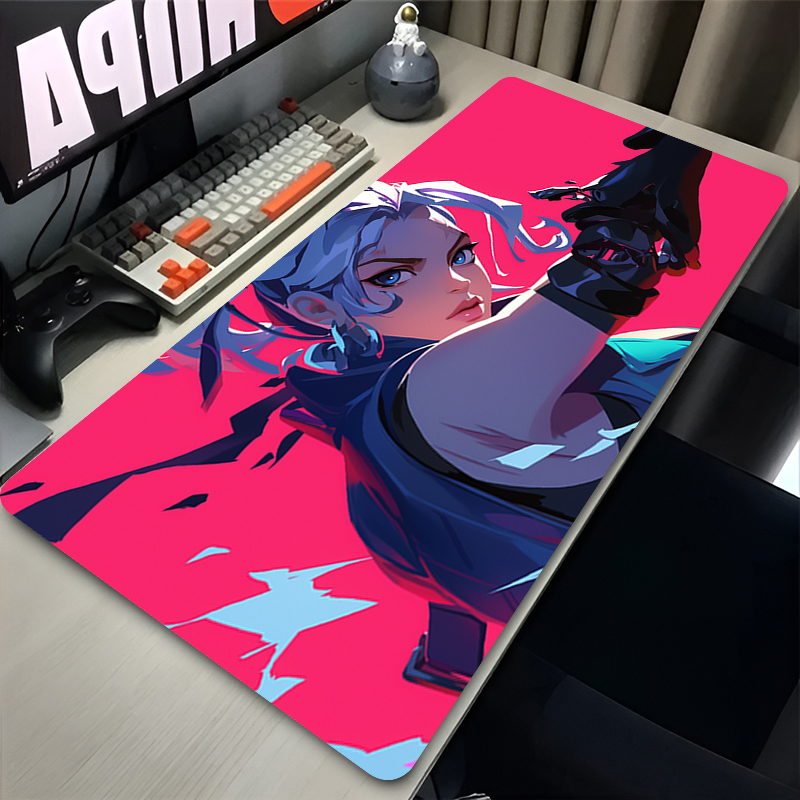แผ่นรองเมาส์เกม Valorant Jett  - Desk Setup Accessories บทวิจารณ์และราคา