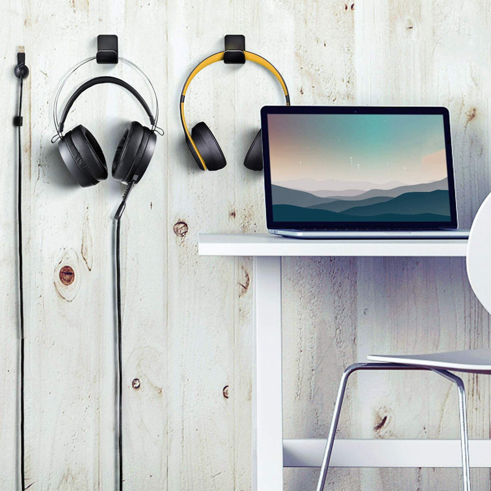 2 ชิ้น ที่แขวนหูฟังติดผนัง อะค - Desk Setup Headphones บทวิจารณ์และราคา