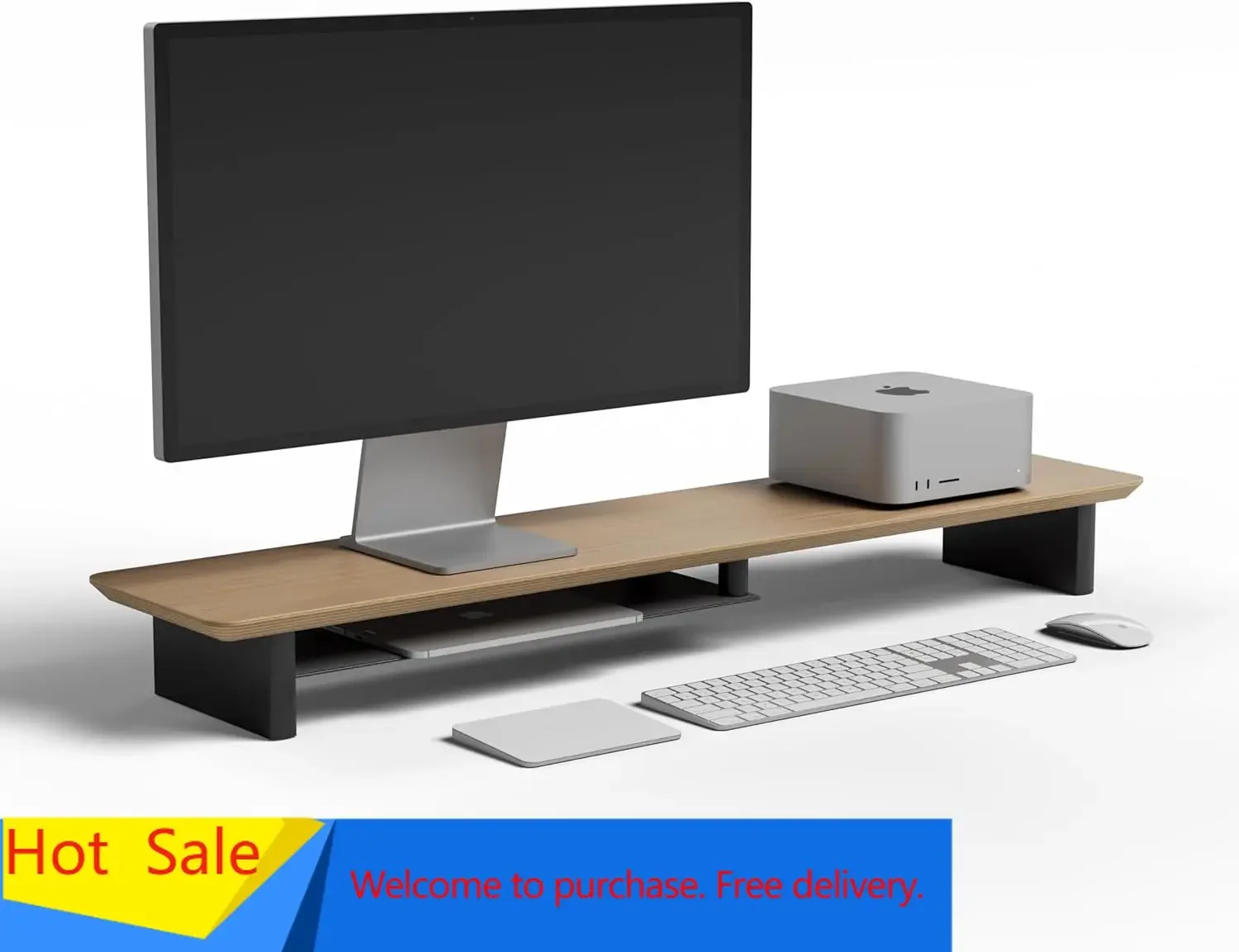 ชุดโต๊ะทำงานสองชั้นตามหลักสรีร - Setup Desk Monitor บทวิจารณ์และราคา