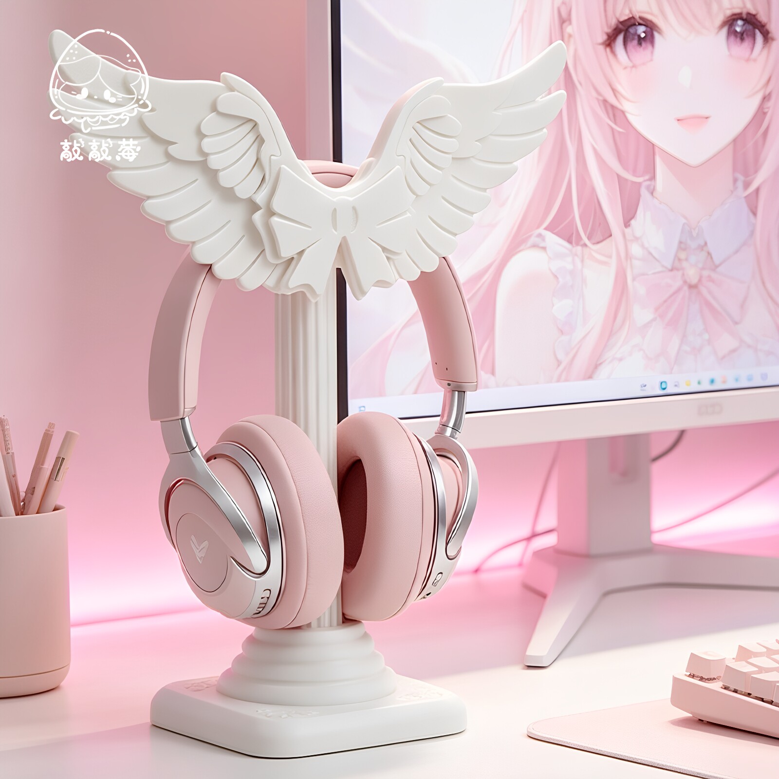 ที่วางหูฟังปีกนางฟ้าสุดน่ารัก  - Headphone Hook Under บทวิจารณ์และราคา