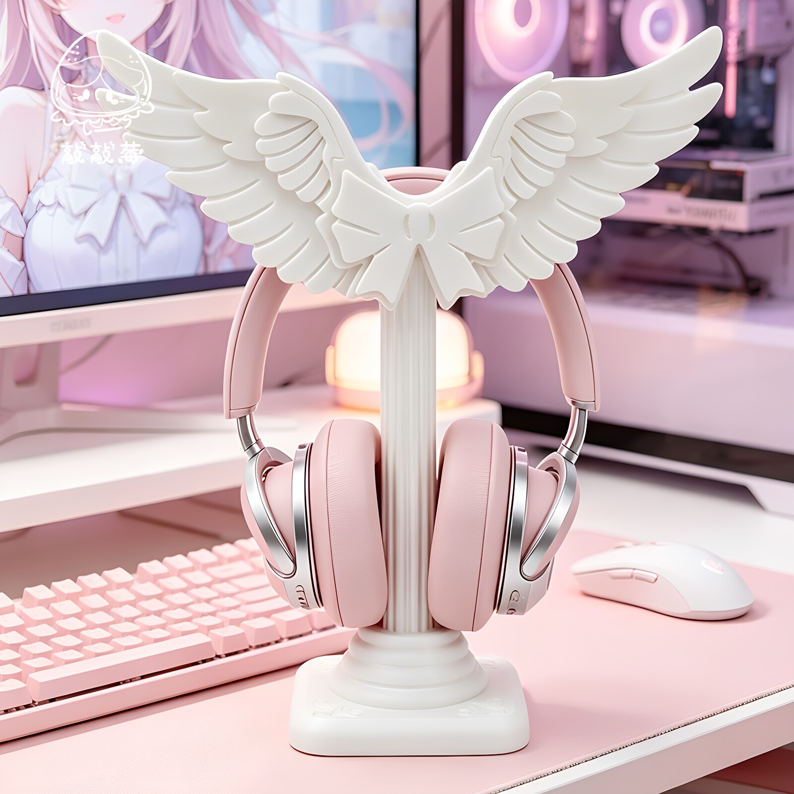 ที่วางหูฟังปีกนางฟ้าสุดน่ารัก  - Headphone Hook Under บทวิจารณ์และราคา
