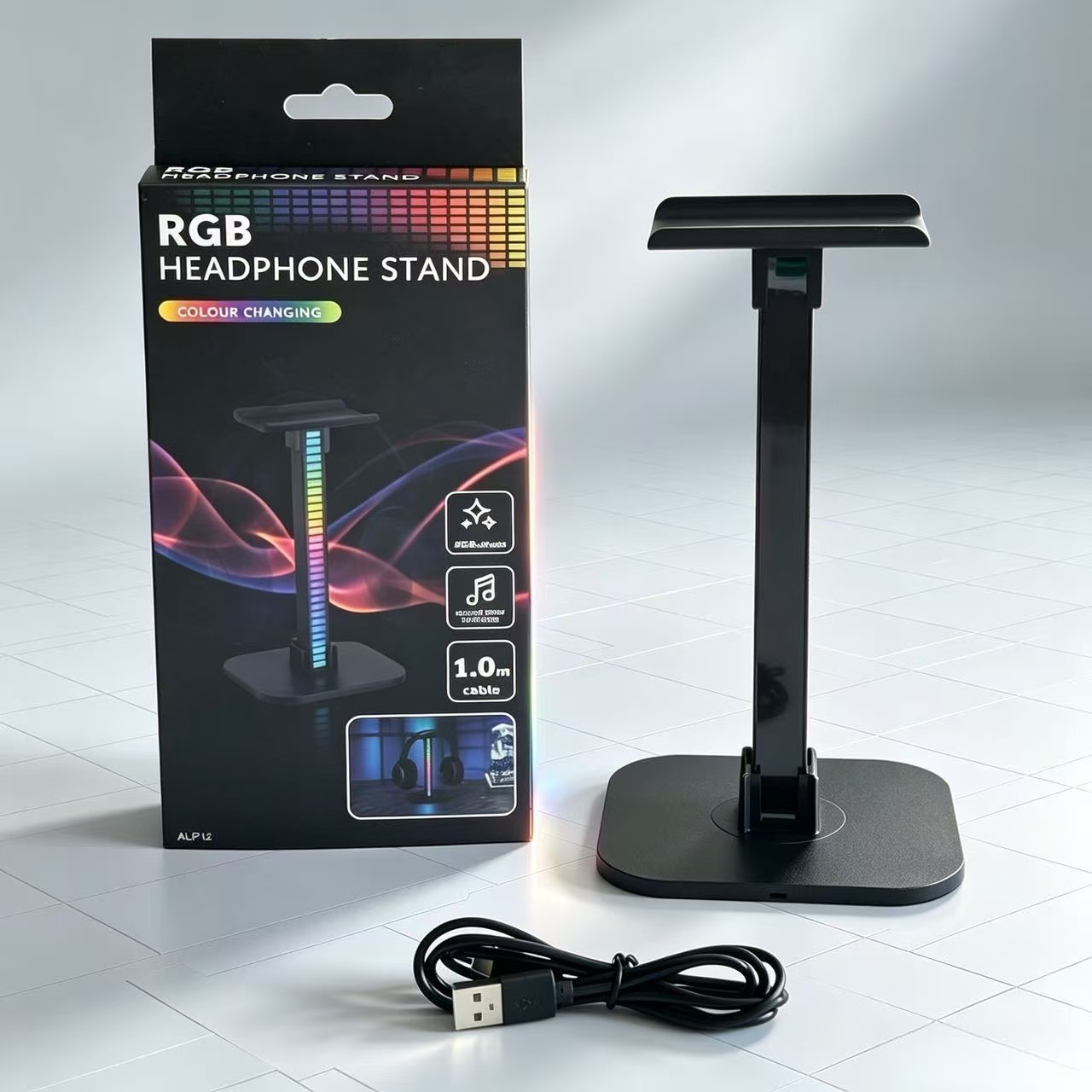 ขาตั้งหูฟังเกมมิ่งแบบ USB พร้อ - Headphone Hook Under บทวิจารณ์และราคา
