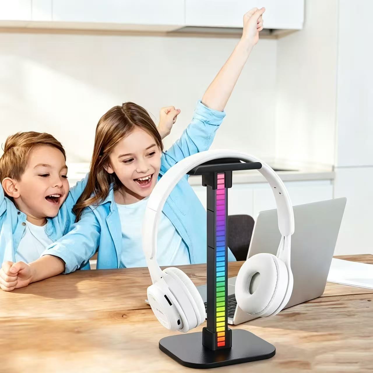 ขาตั้งหูฟังเกมมิ่งแบบ USB พร้อ - Headphone Hook Under บทวิจารณ์และราคา