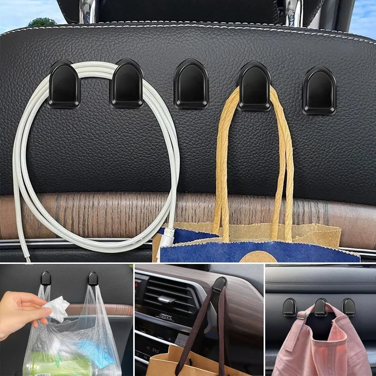 ตะขอแขวนในรถยนต์ขนาดเล็กสำหรับ - Headphone Hook Under บทวิจารณ์และราคา