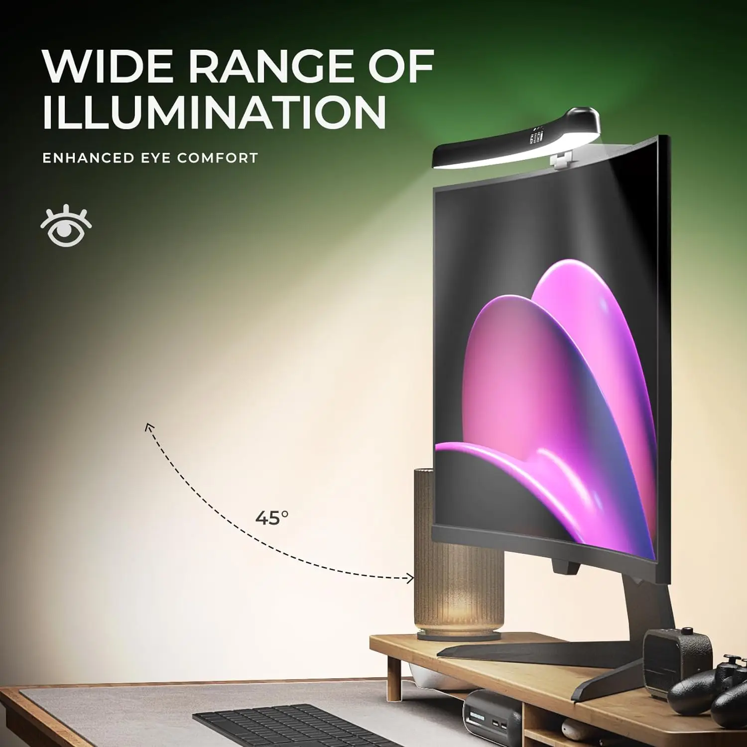 ไฟบาร์สำหรับจอคอมพิวเตอร์ RGB  - Desk Setup Lamp บทวิจารณ์และราคา